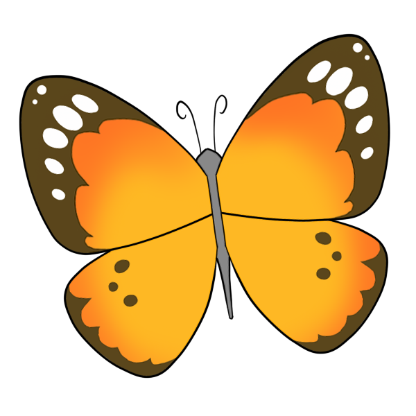 最も人気のある 蝶のイラスト 蝶のイラスト簡単
