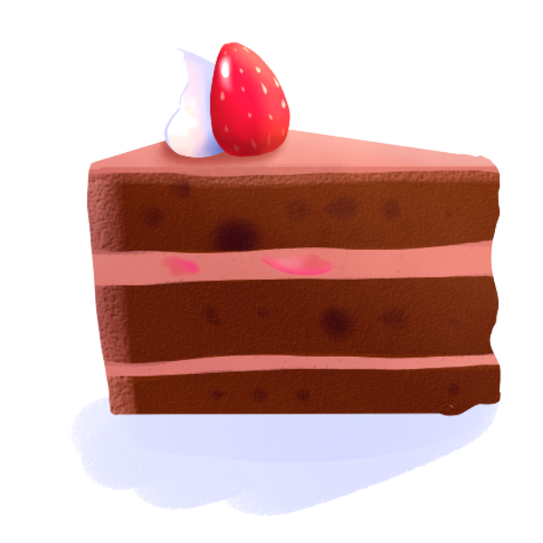 新鮮なチョコレート ケーキ イラスト 動物ゾーン