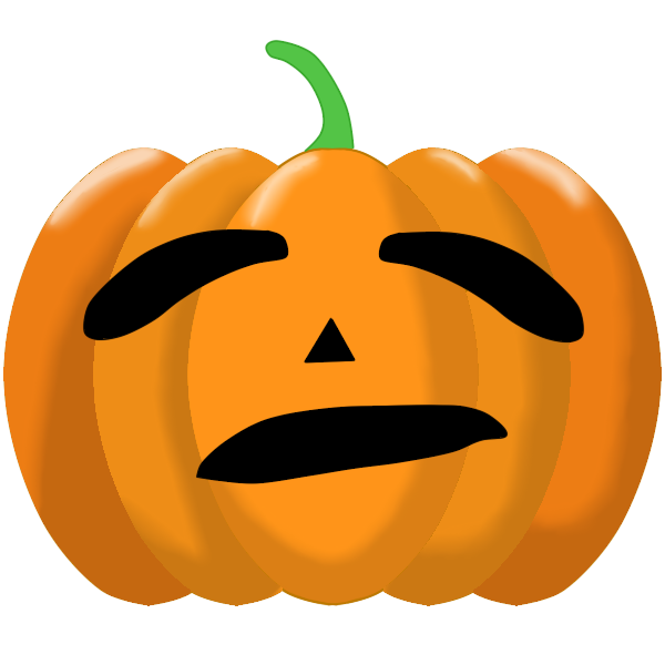 かぼちゃ頭 フリーのイラスト素材 もってけ画廊