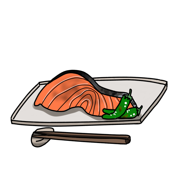 アニメ画像について トップ100 焼き魚 イラスト フリー